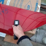 Крыло переднее правое красное Honda Civic 5D 5д