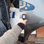 Honda Civic 5D крыло правое серое