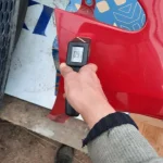 Крыло переднее правое красное Honda Civic 5D 5д