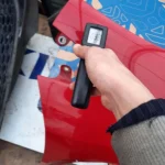 Крыло переднее правое красное Honda Civic 5D 5д